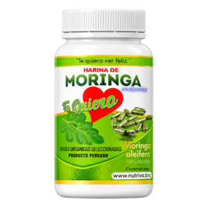 Frasco de harina de moringa Te Quiero
